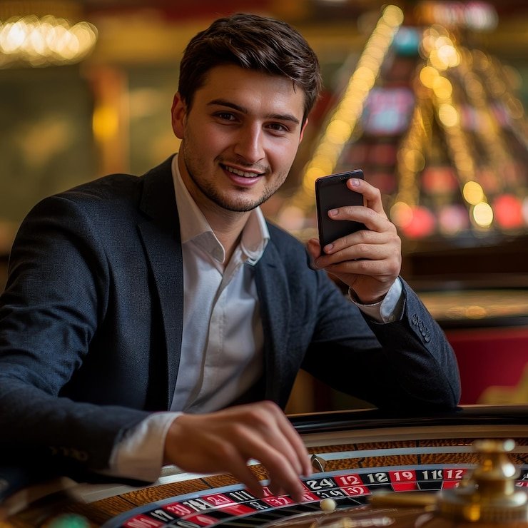 Studio live-dealer JILI di aplikasi mobile batmen138 dengan dealer blackjack